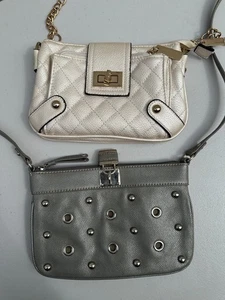 Lot 2 Purse Crossbody Shoulderbag Girls Juniors Women's Faux Leather Nine West - Picture 1 of 14