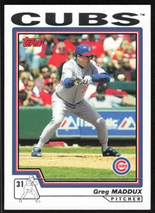2004 Topps Traded & Rookies Greg Maddux Baseball Card #T45 - Chicago Cubs - Picture 1 of 2