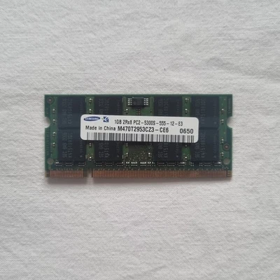 Samsung 1GB 2Rx8 SO-DIMM RAM m470t2953cz3 - Image 1 of 2