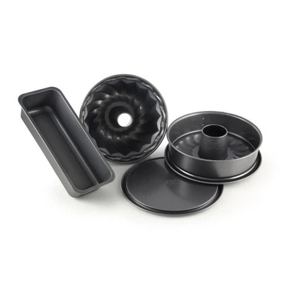 4er Backformen-Set BACK-HARMONIE,SpringformFlach-und RohrbodeneinsatzKastenfo... - Bild 1 von 4