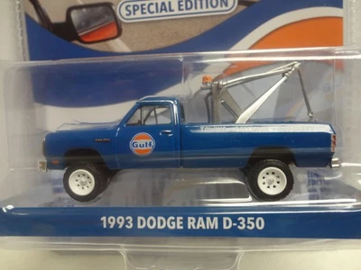 Camión de remolque Greenlight 1993 Dodge Ram D-350 azul '93 GLF edición especial S1 Foto 1 de 3