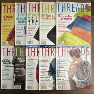 Threads Magazine Lot of 10 ISSUES 2002-2005 Vols 98 101 104 110 113 115-119 - Picture 1 of 11