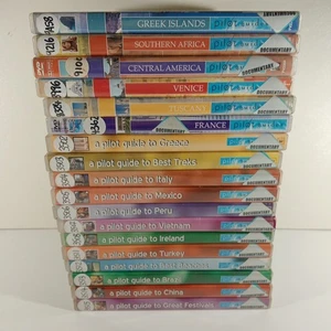 Pilot Guides DVD Ex Rental Bundle Lot Region 4 PAL World Travel TV Series - Picture 1 of 20