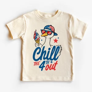 Chill The 4th Out Fourth Of July Shirt - Independence Day Tee - Picture 1 of 4