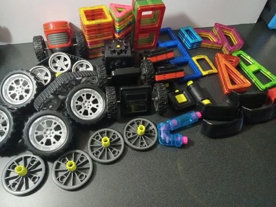 Magnetic Tiles, Magformers Power Vehicle Set Magnetic Construction - Image 1 of 4