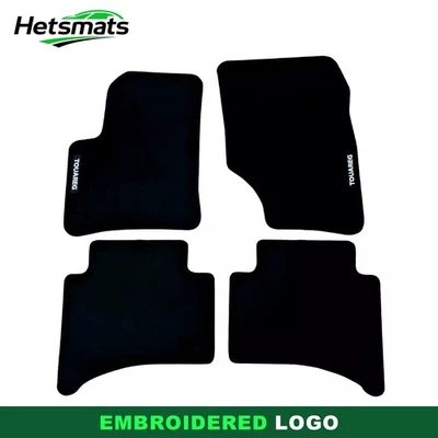 Alfombrillas de terciopelo negras personalizadas para VW Touareg 2004-2010 Foto 1 de 4