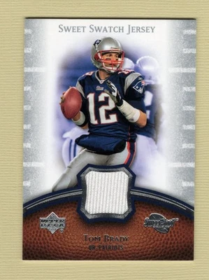 2007 Upper Deck NFL Sweet Spot Swatch Tom Brady Jersey card (Patriots) - Image 1 of 2