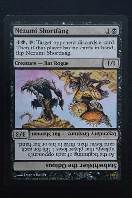 Magic The Gathering MTG NEZUMI SHORTFANG Champions of Kamigawa LP Played - Image 1 of 2