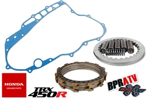 04 05 TRX450R Sportrax Duner Trail Clutch Kit Fibers Steels Springs & OEM Gasket - Picture 1 of 24