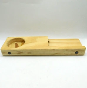 Wooden Speaker Mobile Phone Sound Enhancer Amplifier Desktop - Picture 1 of 7