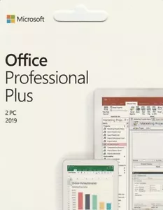 Microsoft Office 2019 Professional Plus 2PC Brand New USB | Factory Sealed - Picture 1 of 2