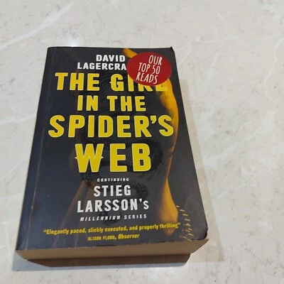 La chica de la tela de araña de Stieg Larsson PB en agosto ahora listo para publicar Myste Foto 1 de 4