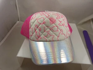 Fun Happy pink white silver unicorn star cactus diamond palm Baseball hat cap - Picture 1 of 4