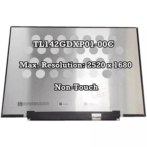 TL142GDXP01-00C 2520×1680 LCD LED Screen Panel Matrix 90Hz New Non-Touch - Picture 1 of 2