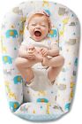 Little Grape Land Premium Baby Nest 100% Cotton Baby Lounger Bed 0-24 Months