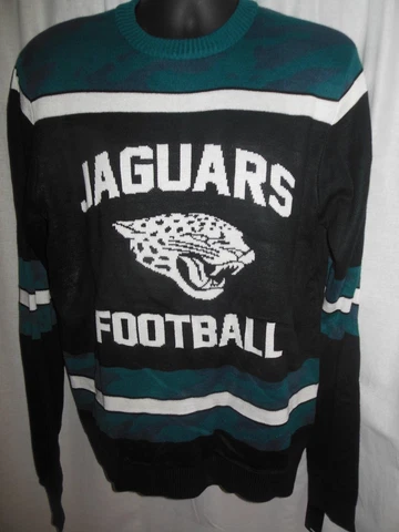 Jacksonville Jaguars Men's NFL Ugly Christmas Sweater Medium Cover