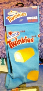 HOSTESS TWINKIES Socks - Men's Size 6-12  One Pair  Novelty Socks FREE SHIPPING - Picture 1 of 1