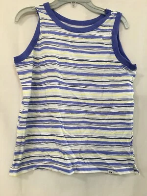 Nueva Camisa a Rayas Niños Camiseta sin Mangas Azul Niños Niño Recogida Conjunto Libre Jersey Camiseta sin Mangas Foto 1 de 4