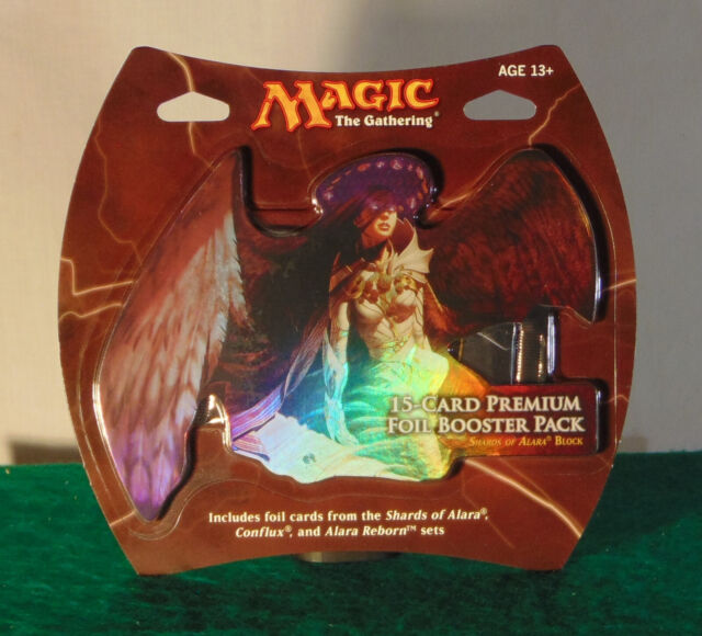 MTG Magic - Shards of Alara Block 15 Card Premium Foil Booster Pack  *CCGHouse*