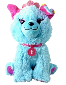 Barbie Loves Pets Blue Princess Puppy Dog Plush Stuffed Animal , collar/ crown - Picture 1 of 5
