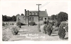 LP86 Perryville Missouri Water Works 1955 cartolina RPPC - Foto 1 di 2
