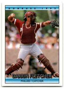 1992 Donruss Darrin Fletcher Philadelphia Phillies #319 - Picture 1 of 2