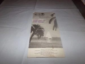 Vintage Florida nautical map Tampa Bay to Port Richey Intra Coastal WaterWays 09 - Picture 1 of 18