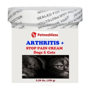 ARTHRITIS PLUS CREAM FOR DOGS & CATS - hip dysplasia, osteoarthritis MADE IN USA - Picture 1 of 6