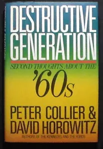 Destructive Generation: Second Thoughts About the Sixties HB/DJ 1st FINE/VG+ - Imagen 1 de 2