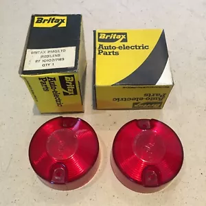 Pair of PMG Britax 638 Series Red Lenses PT 10102 7189 - Picture 1 of 1