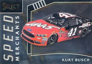 2017 PANINI SELECT NASCAR SPEED MERCHANTS INSERT KURT BUSCH NO.S8