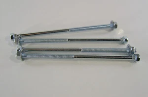 JUEGO DE CUATRO TUERCAS CON BRIDAS DE SOPORTE ALTERNADOR LARGO A M5 INCLUIDAS - Imagen 1 de 5