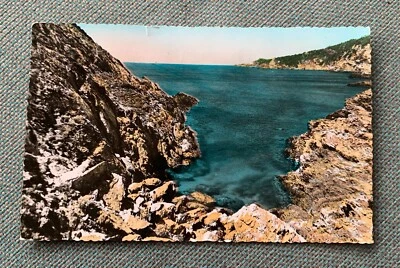 Algeria 1961 - cartolina fotografica usata Iles d'Or a Selb Germania - Immagine 1 di 2