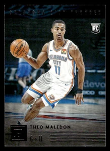 2020-21 Panini Chronicles #128 Theo Maledon Rookie Card Oklahoma City Thunder - Picture 1 of 2