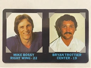 1985-86 7-Eleven Credit Cards Mike Bossy/Bryan Trottier #12 New York Islanders - Picture 1 of 2