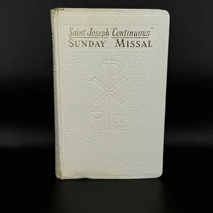 Saint Joseph Continuous Sunday Missal 1961 Confraternity Version White - Imagen 1 de 16