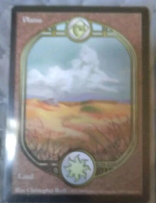 MTG Card Plains Unglued Full Art NEVER PLAYED  - Image 1 of 3