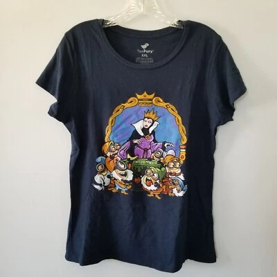 Camiseta vintage TEE FURY maléfica minions 7 enanos villano XXL Foto 1 de 4