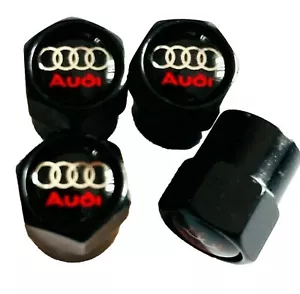Set 4 Tappi Copri valvola per Audi Cerchi Ruote A1 A3 A4 A5 Q2 Q3 Q5 8P TT A6 - Foto 1 di 5