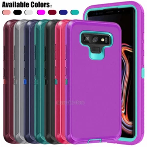 For Samsung Galaxy Note 9 8 Shockproof Rugged Rubber Case Phone Cover + Stylus - Picture 1 of 90