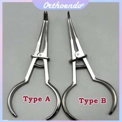 Alicate de colocação de braçadeira de barragem ortodontológica separador de círculo elástico pinça de colocação - Imagem 1 de 4