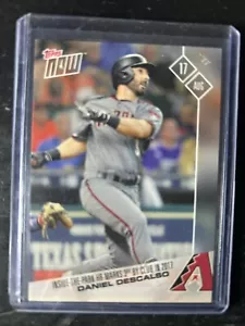 2017 Topps Now #493 Daniel Descalso Arizona - Picture 1 of 2