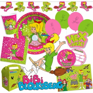 BIBI BLOCKSBERG - Geschirr Deko Mitgebsel für Kindergeburtstag Geburtstag Party - Bild 1 von 33