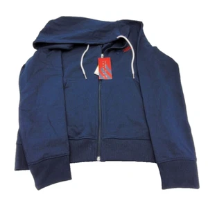 Perry Ellis America Mens Hoodie Full Zip with Pockets Blue Size Medium - Picture 1 of 6