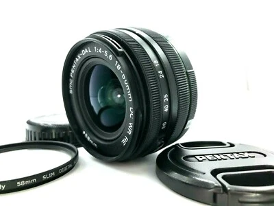 SMC PENTAX DA L DAL 18-50mm F/4-5.6 DC WR RE K Mount Lens + Filter [MINT] JAPAN  - Image 1 of 4