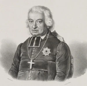 GAUFF (*1804) nach SCHALCK (*1825), Portrait des Joseph Vitus Burg, um 1840, Lit - Bild 1 von 4