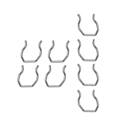 Clip conector inyector de combustible de acero inoxidable 8x para Ford F-650 F-750 W30122 Foto 1 de 4