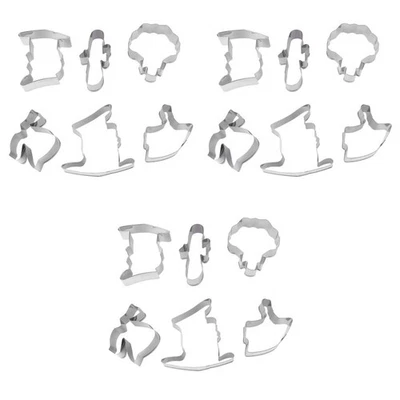  3 Pieces Förmchen Backen Plätzchenform Formen Zum Keksform Aus Edelstahl - Bild 1 von 4