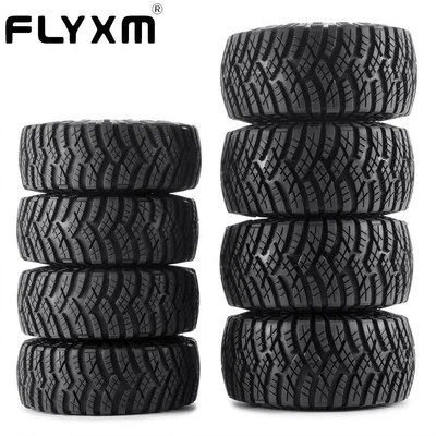 FLYXM 1.9" 2.2" Rubber Rocks Crawler Tires Tyres for RC 1/10 Model Truck Cars - Image 1 of 4