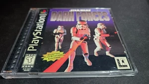 Star Wars Dark Forces Etiqueta Negra Sony Playstation 1 PS1 EX+NM COMPLETO+tarjeta regular - Imagen 1 de 5
